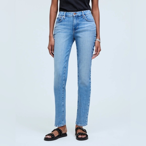 Madewell The Perfect Vintage Jean Light Wash 30/10 straight leg high waisted - Picture 2 of 15